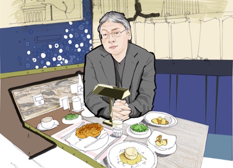 Kazuo Ishiguro at Bob Bob Ricard