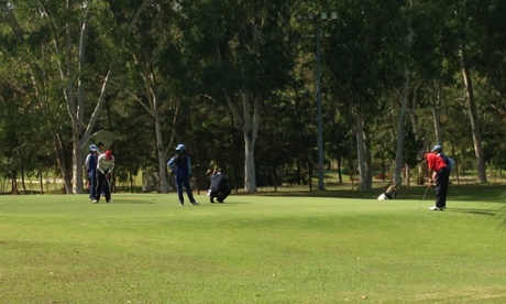 A golf course in Naypyidaw.