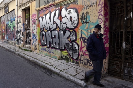 Athens, Greece: graffiti displays a contempt for community.