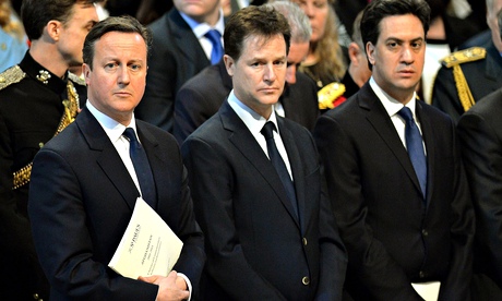 Cameron, Clegg and Miliband