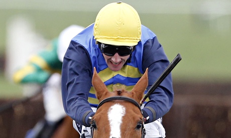 Wilson Renwick rides Master Dee, the top weight in the extended 2m3f handicap hurdle at Carlisle