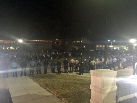 Ferguson police line