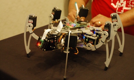 DAR-1 sits on a table at SXSW in Austin.