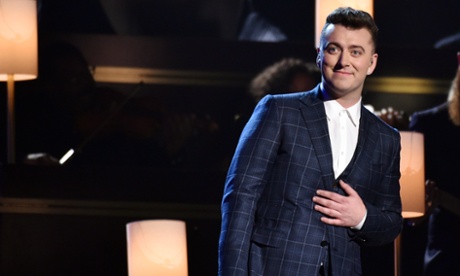 Sam Smith performs at the 57th annual Grammy Awards on Sunday, Feb. 8, 2015, in Los Angeles. (Photo by John Shearer/Invision/AP)