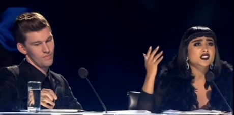 X Factor judges Willy Moon and Natalia Kills