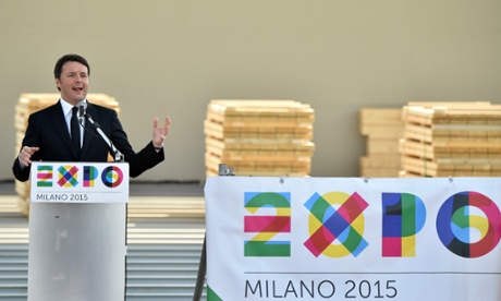 Italy's PM, Matteo Renzi, officially opens the Expo Milano 2015