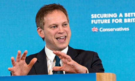 Grant Shapps making a speech in January 2015