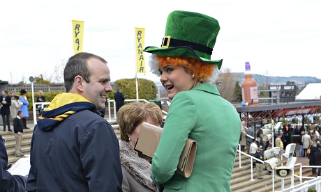 Many racegoers will be celebrating St Patrick's Day at various courses staging meetings on Tuesday