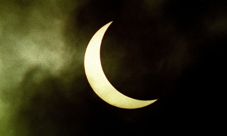 An image from the last solar eclipse in the UK – sun appears as crescent