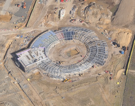 University of Cambridge primary school aerial view
