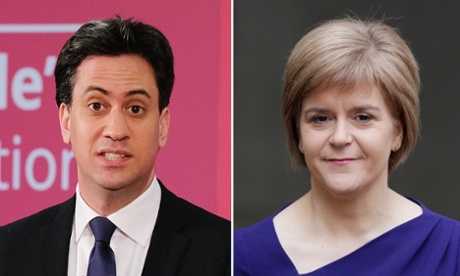 Ed Miliband and Nicola Sturgeon