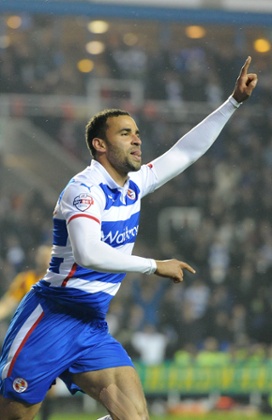 Hal Robson-Kanu celebrates his goal.