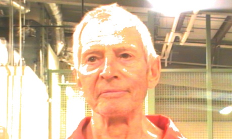 Robert Durst, after his arrest by FBI agents in New Orleans. He will be sent to Los Angeles after waiving his right to contest extradition.