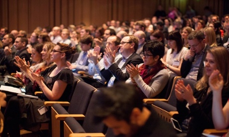 Crowds at the Guardian Changing Media Summit