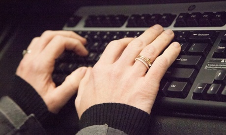 Typing on Keyboard - Computer Keyboard