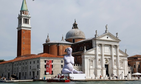 The statue entitled Alison Lapper Pregnant by British artist Marc Quinn is seen at San Giorgio Maggiore island in the Venice lagoon during the 55th La Biennale of Venice May 29, 2013