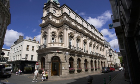 An HSBC branch in Jersey.