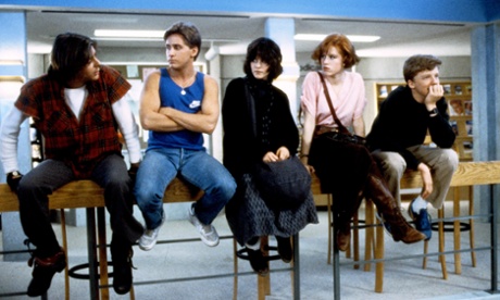 Fashion icons … Bender, Andrew, Allison, Claire and Brian in The Breakfast Club.