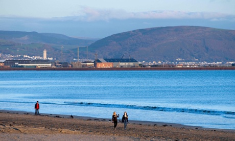 Swansea Bay, south Wales.