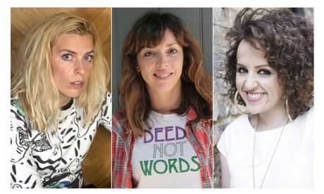 Brought to book: (left to right) Sara Pascoe, Bridget Christie, Luisa Omielan