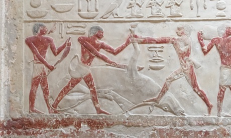 Inside the mastaba of Idut, a tomb in the shadow of the step-pyramid