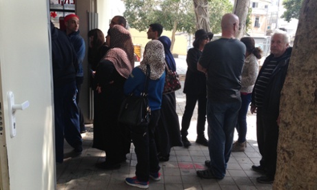 people voting in jaffa israel