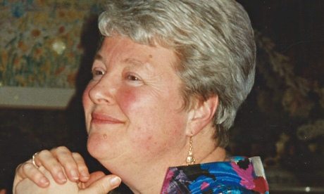 Christine Davis in 1998. Much of her work was informed by her Quaker faith