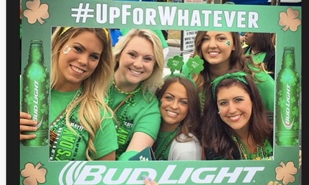 Bud light st patrick's day tweet