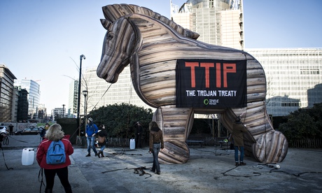 Protest against TTIP