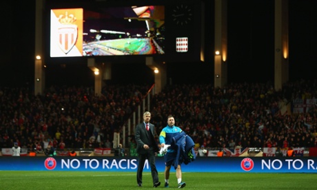 Former Monaco boss Arsene Wenger back at Stade Louis II for the first time as an opposing manager.