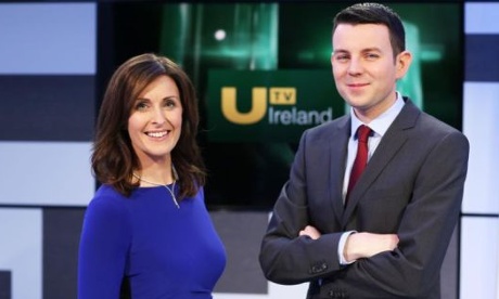 UTV Ireland news anchor Alison Comyn and presenter Chris Donoghue