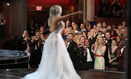 Lady Gaga performs at the Oscars