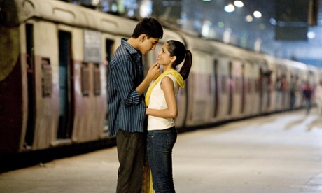 Dev Patel and Freida Pinto in Slumdog Millionaire.