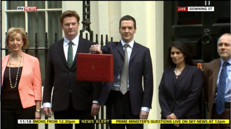George Osborne and the Treasury team
