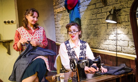 Alexis Caley (Sydie) and Abigail Thaw (Iris)  in The Cutting of the Cloth