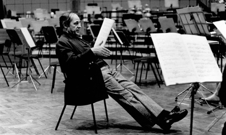 Pierre Boulez, BBC Maida Vale studios, 27 February 1989.