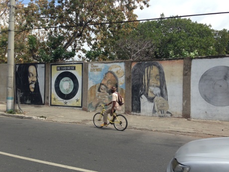 Dennis Brown mural, Kingston, Jamaica