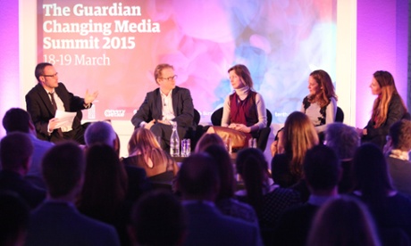 The native advertising panel at the Guardian Changing Media Summit 2015