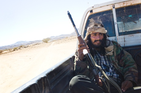 A tribal fighter in Baidha province
