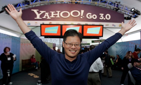 Former Yahoo chief executive Jerry Yang at the Consumer Electronics Show in Las Vegas in January 2008.