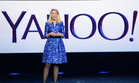 Marissa Mayer speaks at the Consumer Electronics Show in Las Vegas in January 2014.