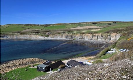 Kimmeridge Bay marine wildlife reserve,  Dorset.