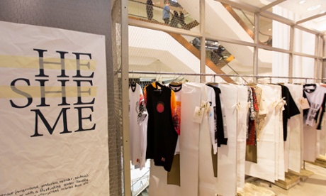 At Selfridges' agender space.