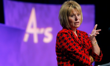 Former Yahoo chief executive Carol Bartz speaking in March 2010.