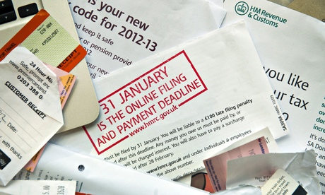 Tax documents and receipts