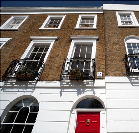 Georgian terraced houses in Islington