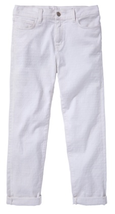 Phoebe Slim Broderie in White - Made in Heaven