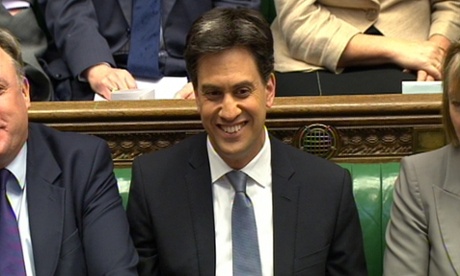 Ed Miliband in the House of Commons on Wednesday.