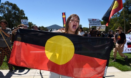Closing the Gap Day protest about closure of Indigenous communities