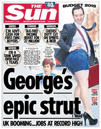 The Sun’s full George Osborne front page